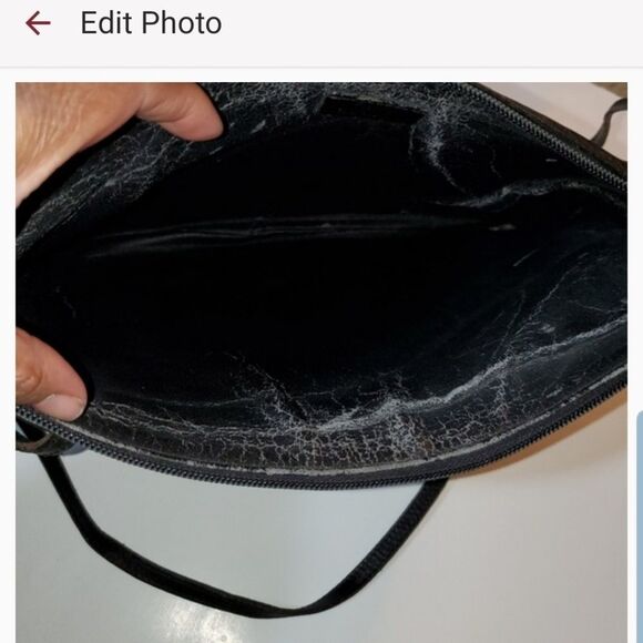 Vintage Furla Crossbody Bag Genuine Leather - Picture 4 of 8